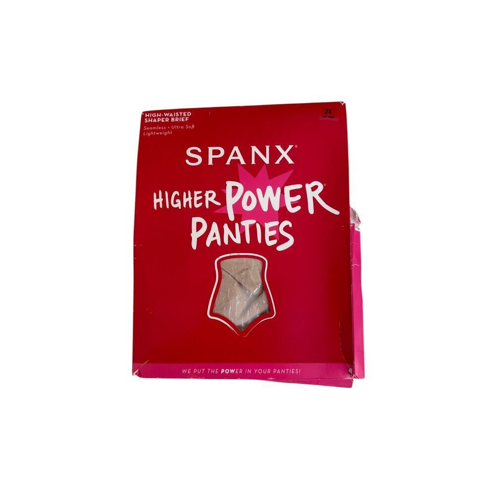 SPANX Women's Soft Nude Seamless Higer Power High-Waisted Brief Panties Size 2X - Picture 4 of 6